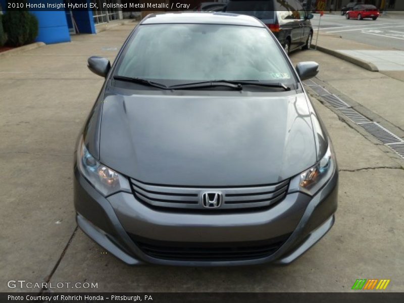 Polished Metal Metallic / Gray 2010 Honda Insight Hybrid EX