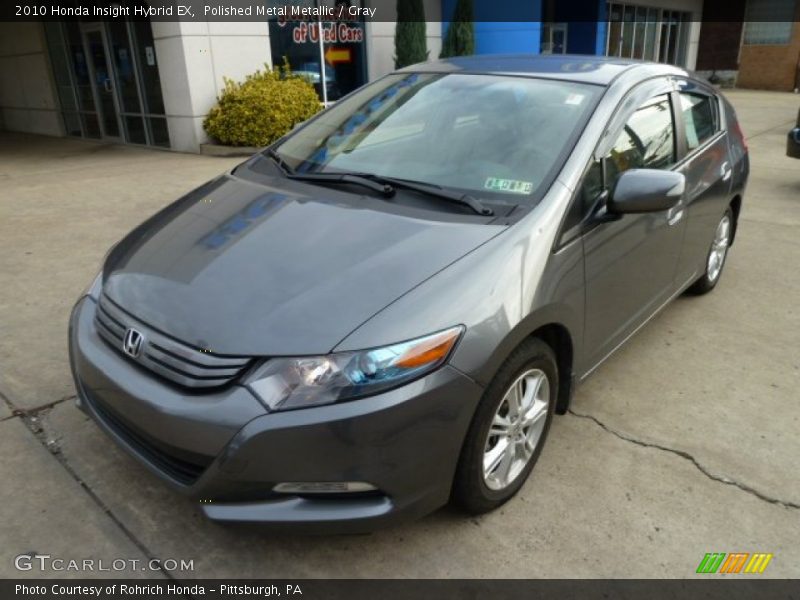 Polished Metal Metallic / Gray 2010 Honda Insight Hybrid EX