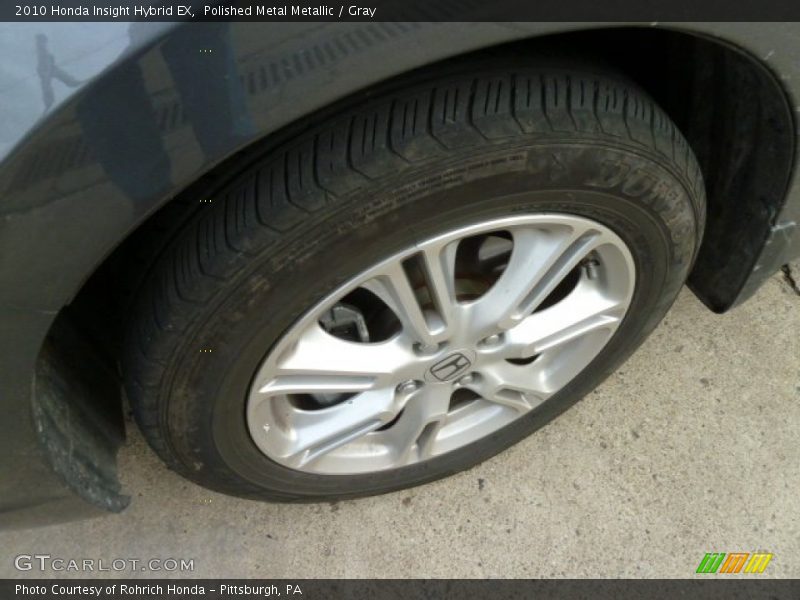 Polished Metal Metallic / Gray 2010 Honda Insight Hybrid EX