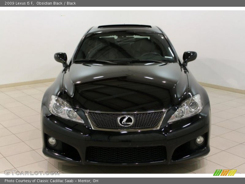 Obsidian Black / Black 2009 Lexus IS F