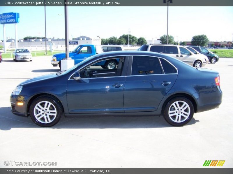 Blue Graphite Metallic / Art Gray 2007 Volkswagen Jetta 2.5 Sedan
