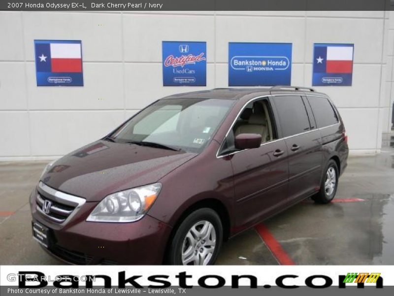 Dark Cherry Pearl / Ivory 2007 Honda Odyssey EX-L