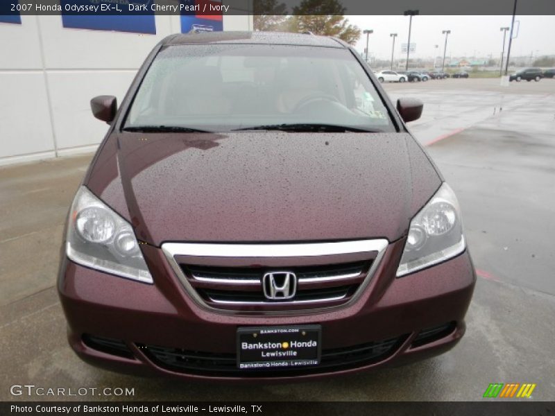 Dark Cherry Pearl / Ivory 2007 Honda Odyssey EX-L