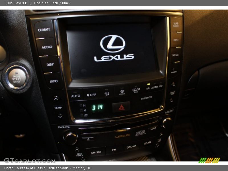 Obsidian Black / Black 2009 Lexus IS F