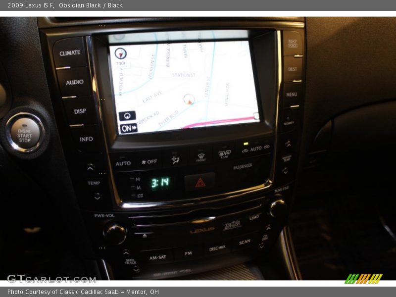 Obsidian Black / Black 2009 Lexus IS F