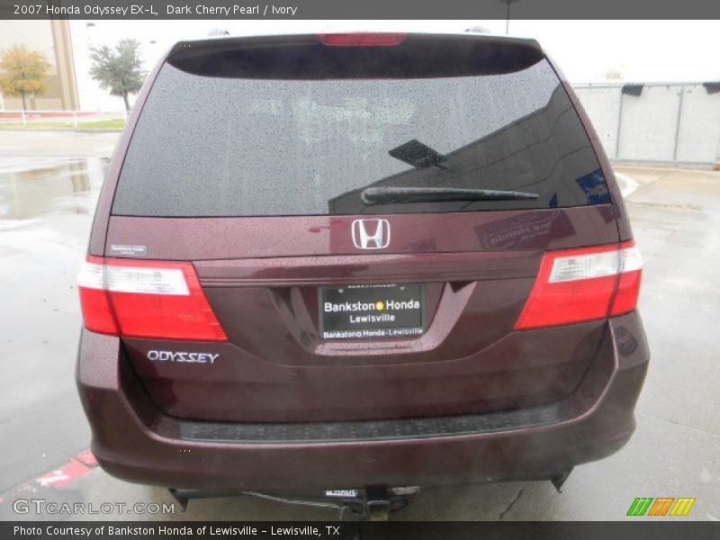Dark Cherry Pearl / Ivory 2007 Honda Odyssey EX-L