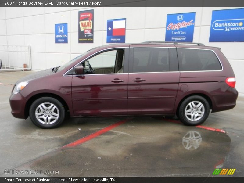 Dark Cherry Pearl / Ivory 2007 Honda Odyssey EX-L