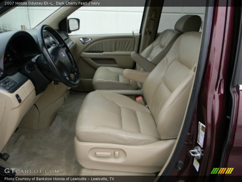 Dark Cherry Pearl / Ivory 2007 Honda Odyssey EX-L