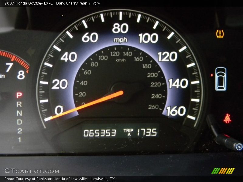 Dark Cherry Pearl / Ivory 2007 Honda Odyssey EX-L