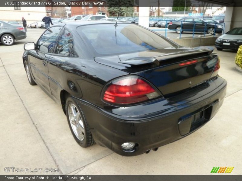 Black / Dark Pewter 2001 Pontiac Grand Am GT Sedan