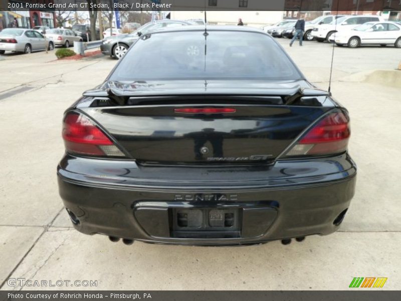 Black / Dark Pewter 2001 Pontiac Grand Am GT Sedan