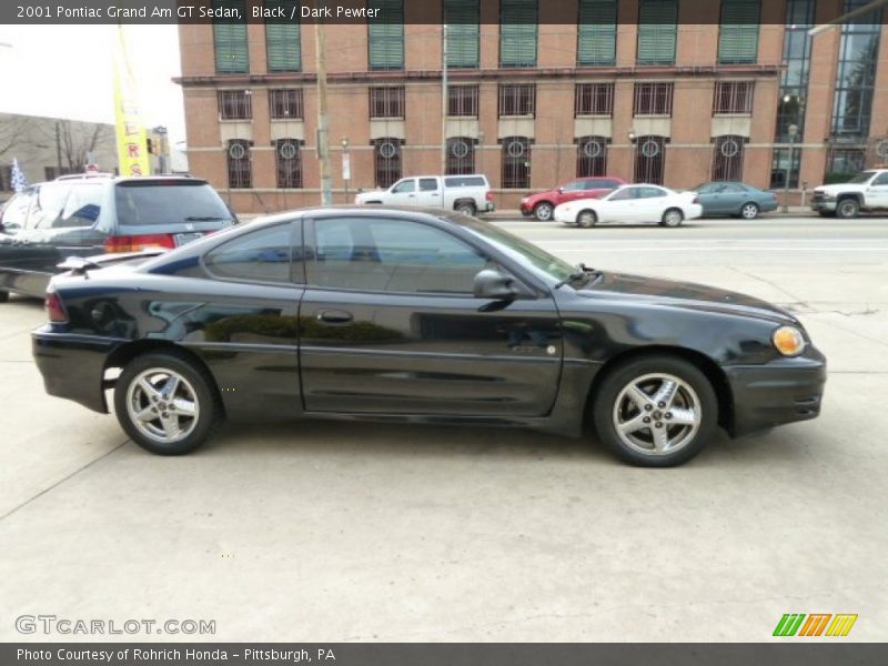Black / Dark Pewter 2001 Pontiac Grand Am GT Sedan
