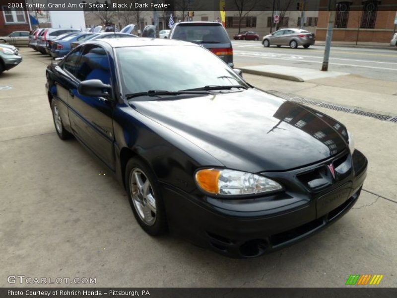 Black / Dark Pewter 2001 Pontiac Grand Am GT Sedan