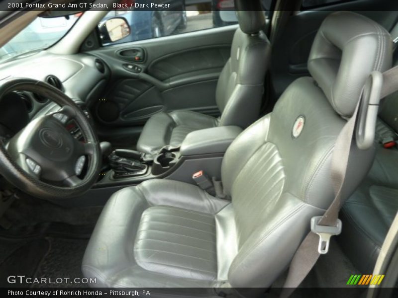 Black / Dark Pewter 2001 Pontiac Grand Am GT Sedan
