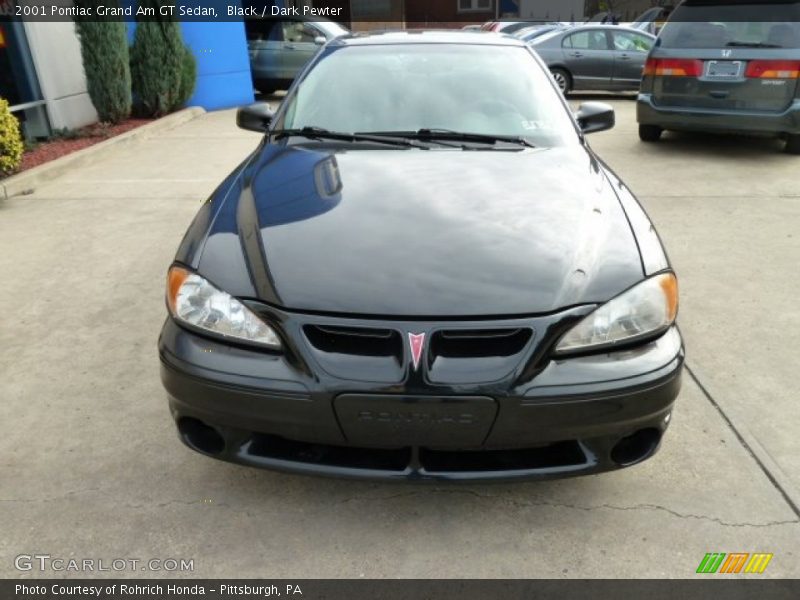 Black / Dark Pewter 2001 Pontiac Grand Am GT Sedan