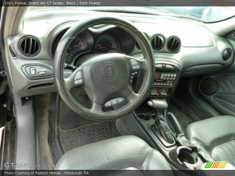 Black / Dark Pewter 2001 Pontiac Grand Am GT Sedan