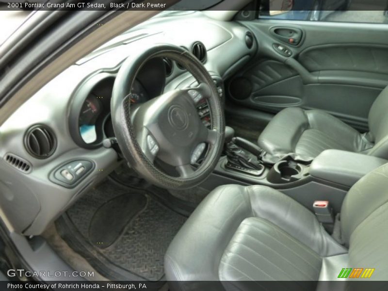 Black / Dark Pewter 2001 Pontiac Grand Am GT Sedan
