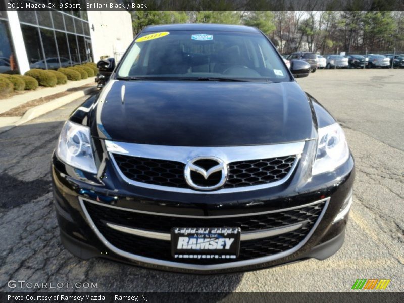 Brilliant Black / Black 2011 Mazda CX-9 Sport