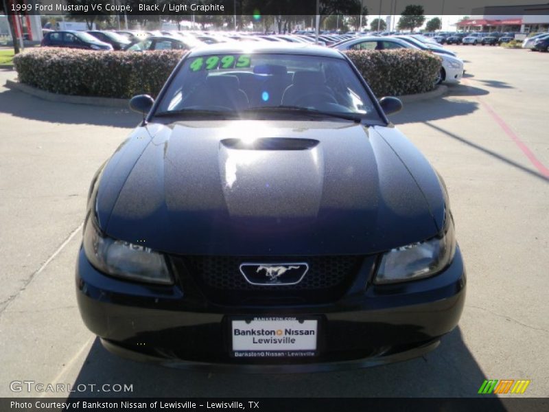 Black / Light Graphite 1999 Ford Mustang V6 Coupe