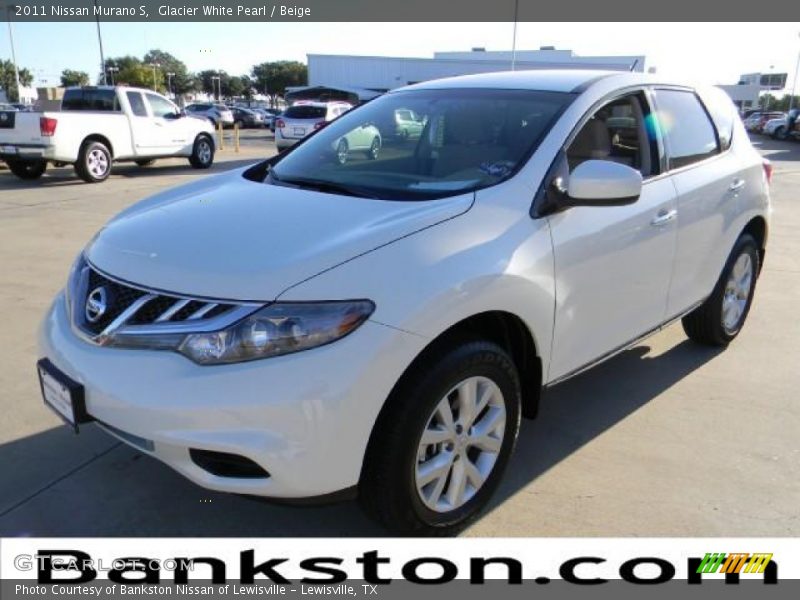 Glacier White Pearl / Beige 2011 Nissan Murano S