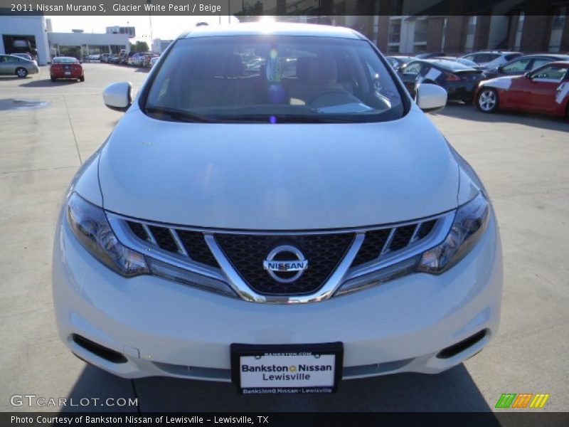 Glacier White Pearl / Beige 2011 Nissan Murano S