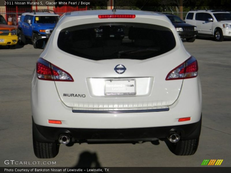 Glacier White Pearl / Beige 2011 Nissan Murano S