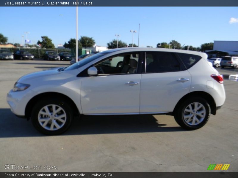 Glacier White Pearl / Beige 2011 Nissan Murano S