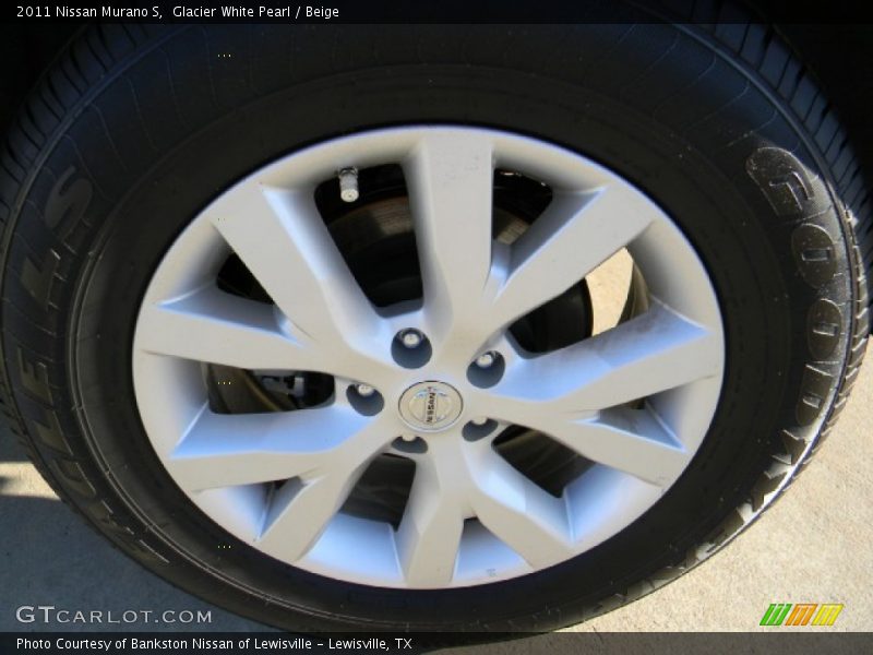 Glacier White Pearl / Beige 2011 Nissan Murano S