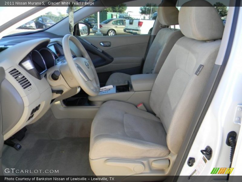 Glacier White Pearl / Beige 2011 Nissan Murano S