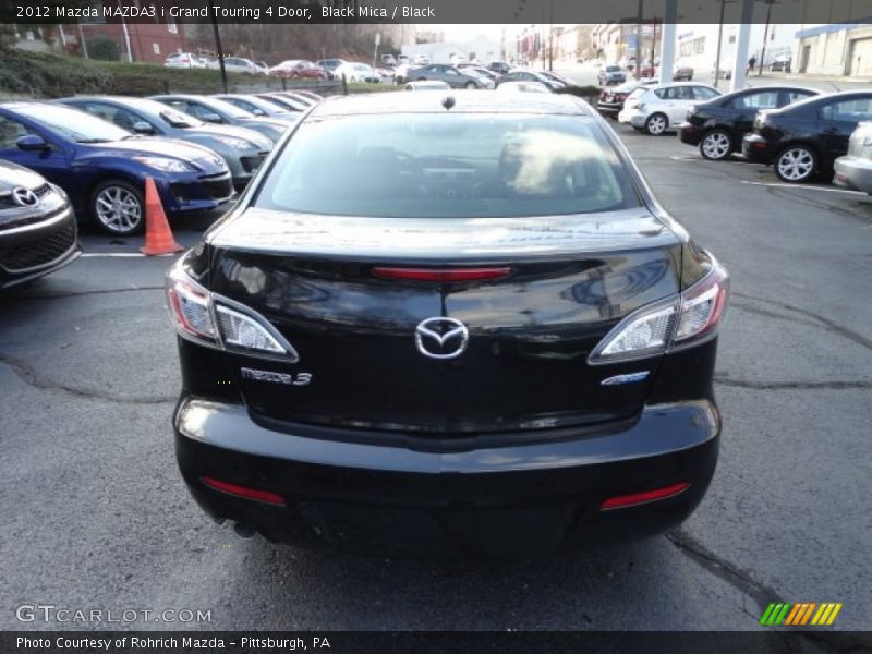Black Mica / Black 2012 Mazda MAZDA3 i Grand Touring 4 Door