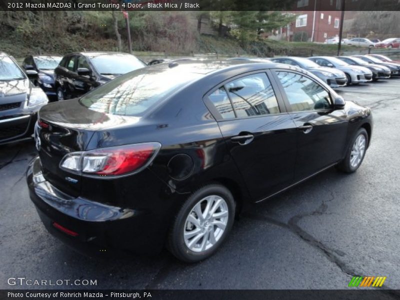 Black Mica / Black 2012 Mazda MAZDA3 i Grand Touring 4 Door