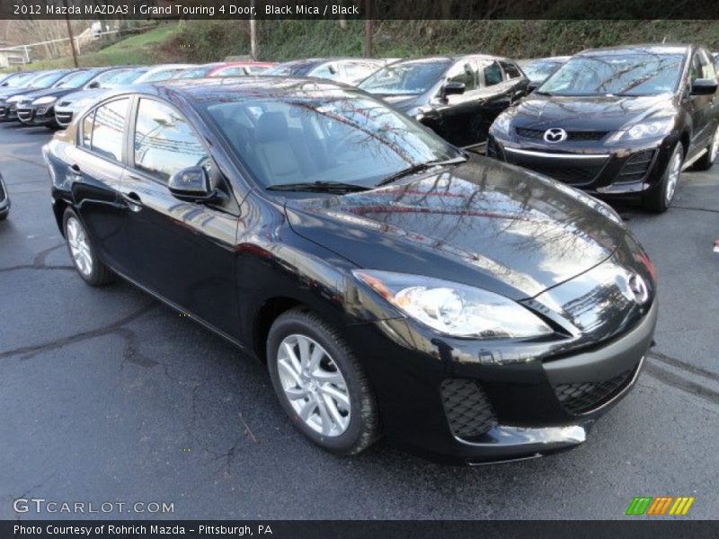 Black Mica / Black 2012 Mazda MAZDA3 i Grand Touring 4 Door