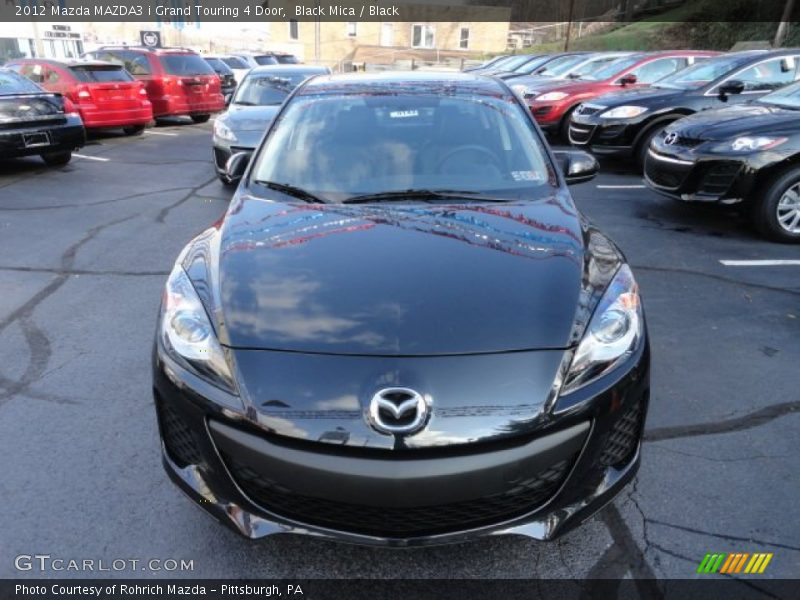 Black Mica / Black 2012 Mazda MAZDA3 i Grand Touring 4 Door