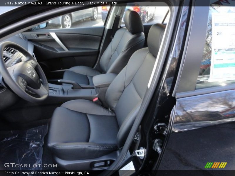 Black Mica / Black 2012 Mazda MAZDA3 i Grand Touring 4 Door