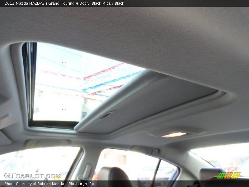 Black Mica / Black 2012 Mazda MAZDA3 i Grand Touring 4 Door