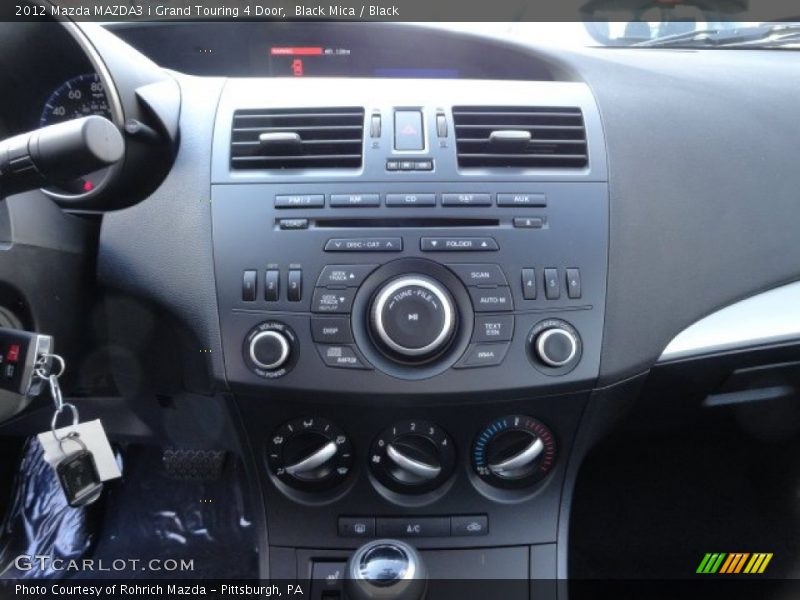 Black Mica / Black 2012 Mazda MAZDA3 i Grand Touring 4 Door