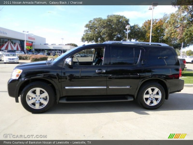 Galaxy Black / Charcoal 2011 Nissan Armada Platinum