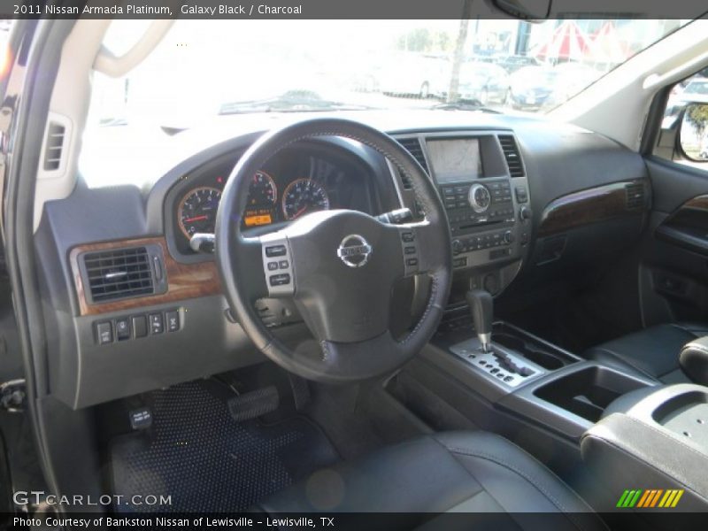 Galaxy Black / Charcoal 2011 Nissan Armada Platinum