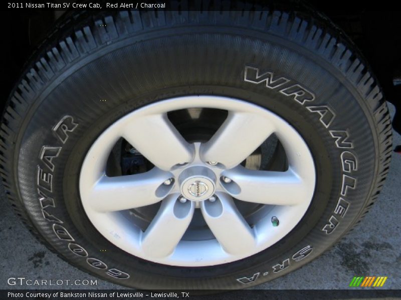 Red Alert / Charcoal 2011 Nissan Titan SV Crew Cab