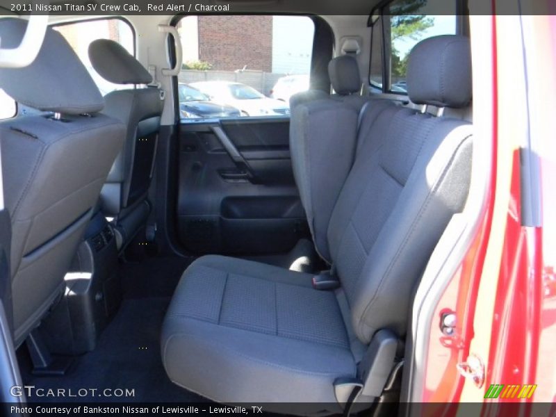 Red Alert / Charcoal 2011 Nissan Titan SV Crew Cab