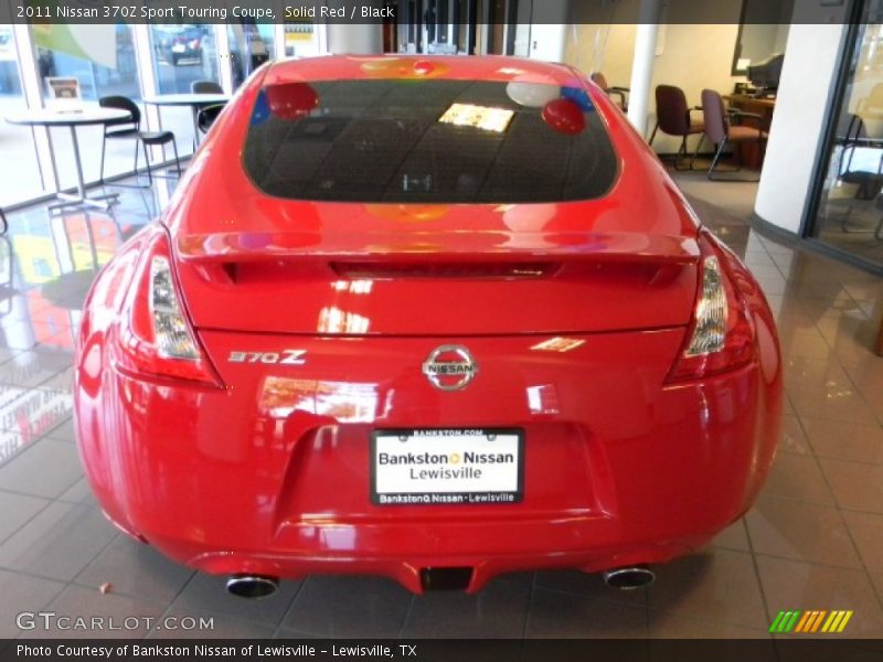 Solid Red / Black 2011 Nissan 370Z Sport Touring Coupe