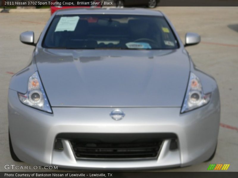Brilliant Silver / Black 2011 Nissan 370Z Sport Touring Coupe