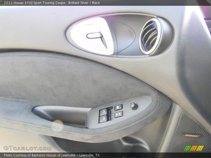 Brilliant Silver / Black 2011 Nissan 370Z Sport Touring Coupe