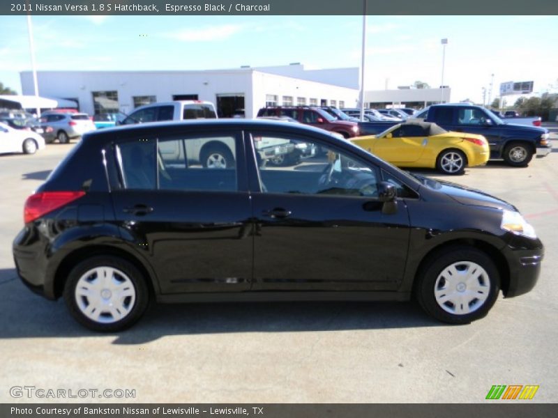 Espresso Black / Charcoal 2011 Nissan Versa 1.8 S Hatchback