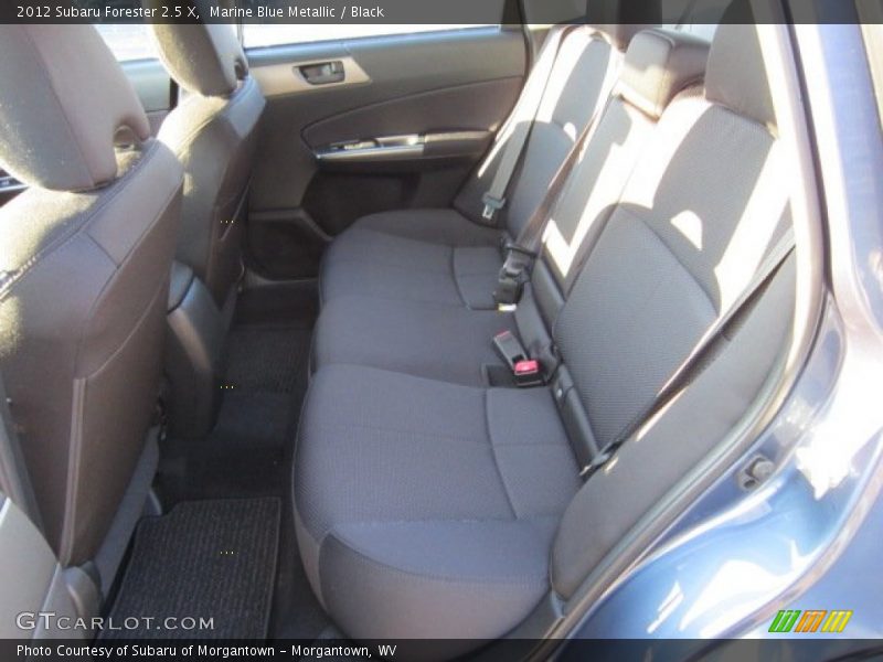 Marine Blue Metallic / Black 2012 Subaru Forester 2.5 X