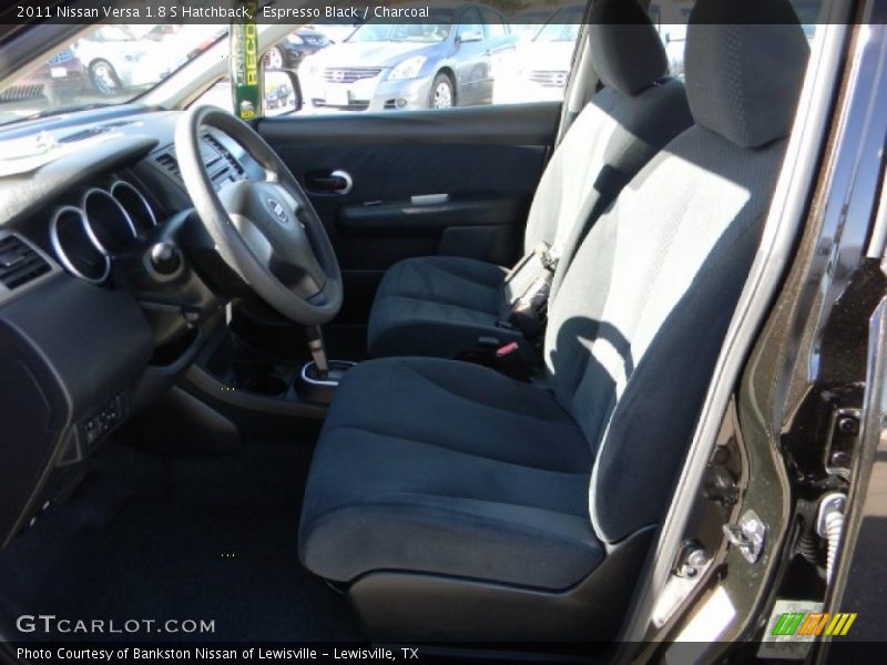 Espresso Black / Charcoal 2011 Nissan Versa 1.8 S Hatchback