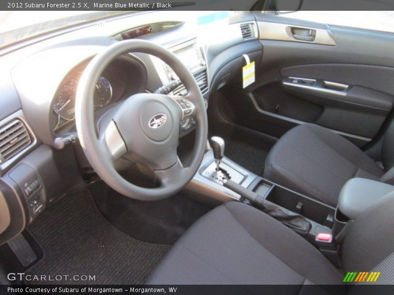 Marine Blue Metallic / Black 2012 Subaru Forester 2.5 X