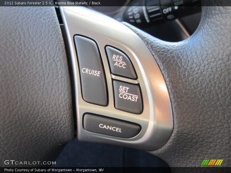 Marine Blue Metallic / Black 2012 Subaru Forester 2.5 X