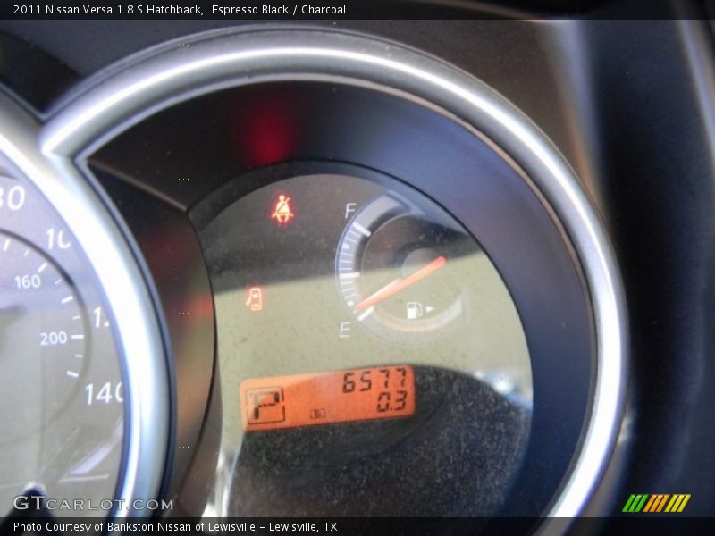 Espresso Black / Charcoal 2011 Nissan Versa 1.8 S Hatchback