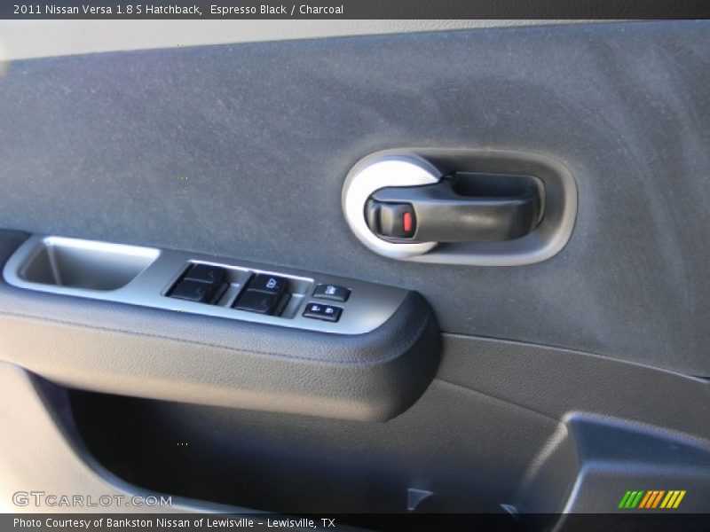 Espresso Black / Charcoal 2011 Nissan Versa 1.8 S Hatchback